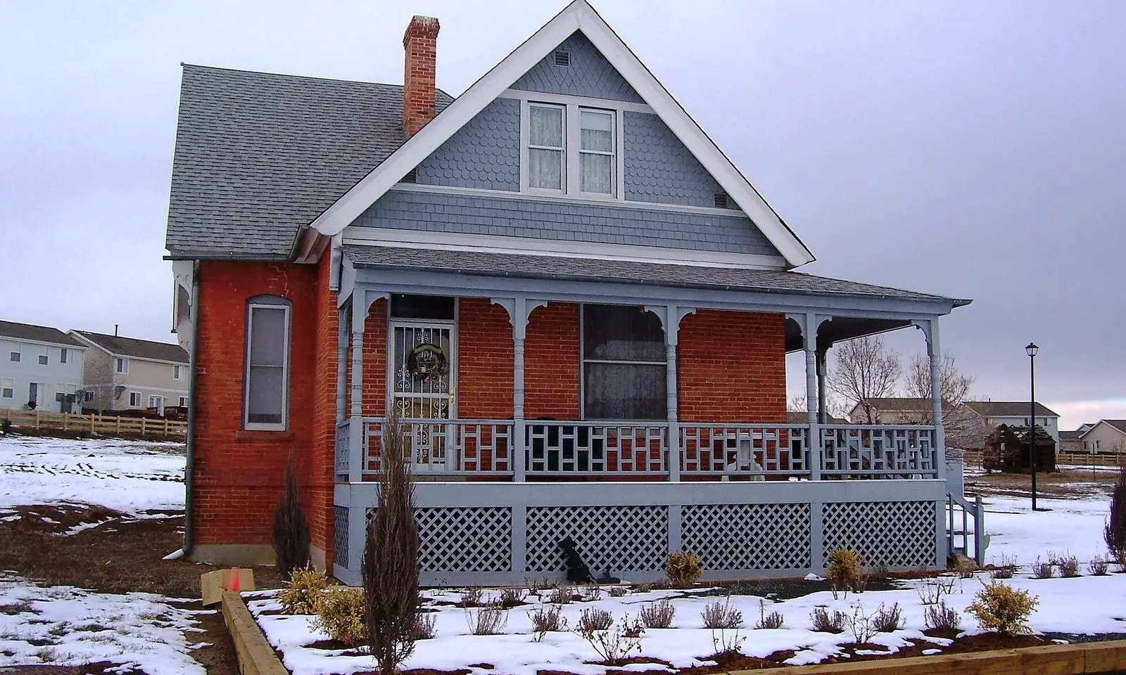 The historic Thede Farmhouse in Northglenn, Colorado